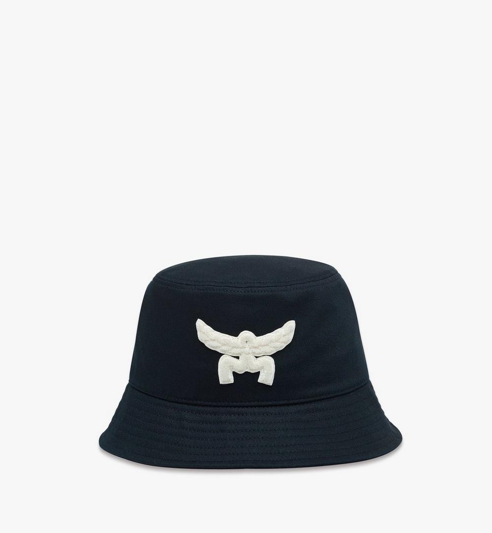 Essential Logo Bucket Hat in Cotton Twill 1 Essential Logo Bucket Hat in Cotton Twill 1